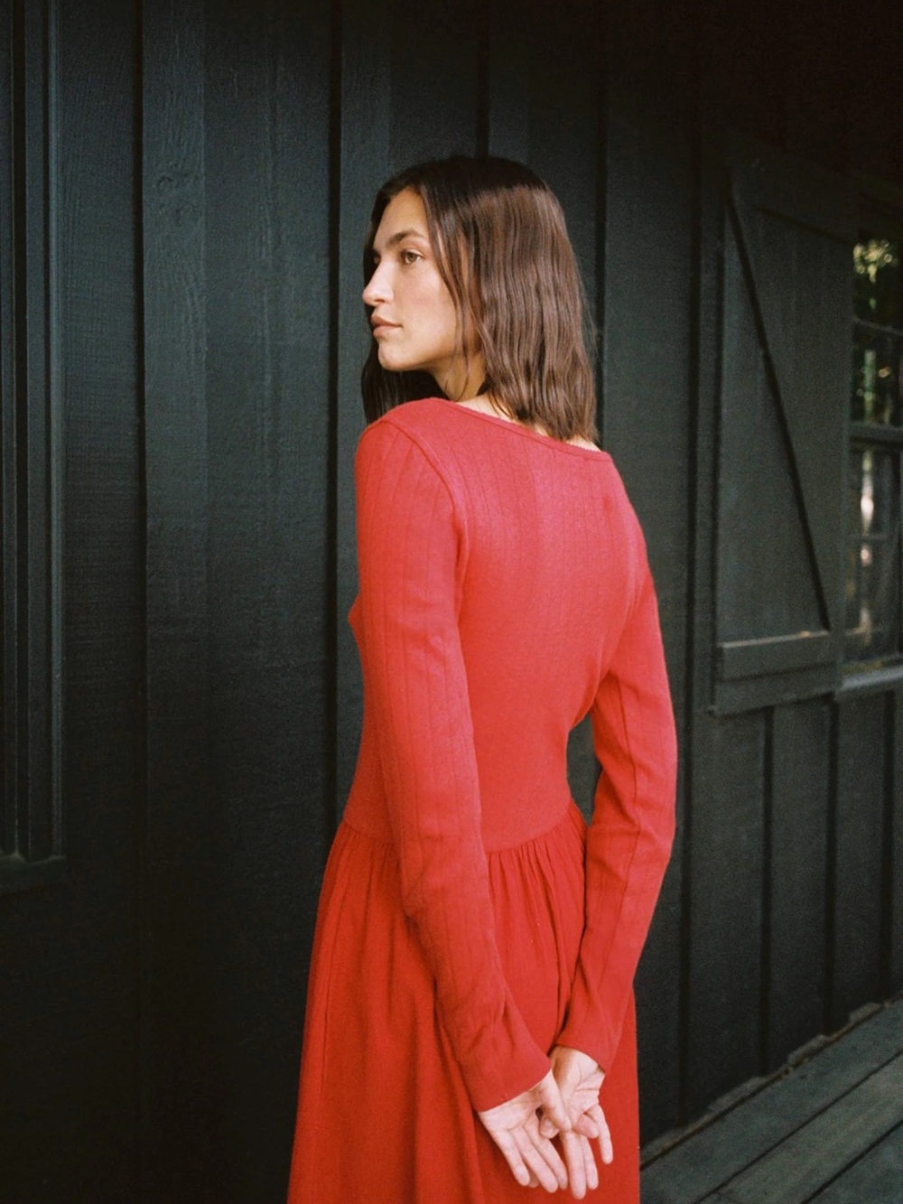 CHRISTY DAWN Ramona dress in crimson - Picture 2 of 15